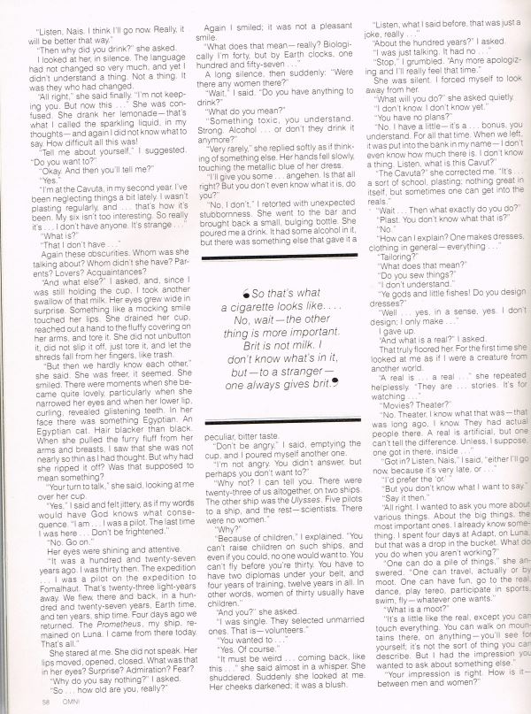 William Flew Omni Magazine Stanislaw Lem Return From The Stars page 4